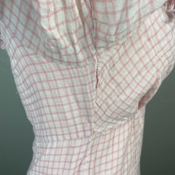 LoveShackFancy Catalina Pink Gingham Checkered Dress Size 2 - Picture 8 of 11